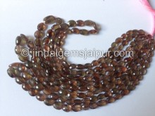 Pink Andalusite Faceted Oval Beads